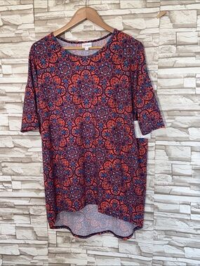 LULAROE Irma medium Floral Print Too
